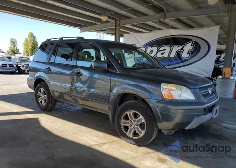 2005 Honda Pilot Exl from USA, damaged, VIN 2HKYF18565H512587